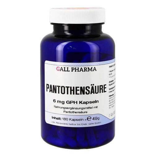 Pantothens&auml;ure 6 mg Gph Kapseln - 1