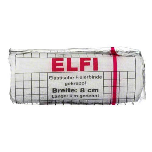 Dracoelfi elastisch Fixierbinde 8 cmx4 m gekrep.cello - 1