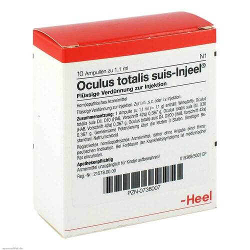 OCULUS totalis suis Injeel Ampullen - 1