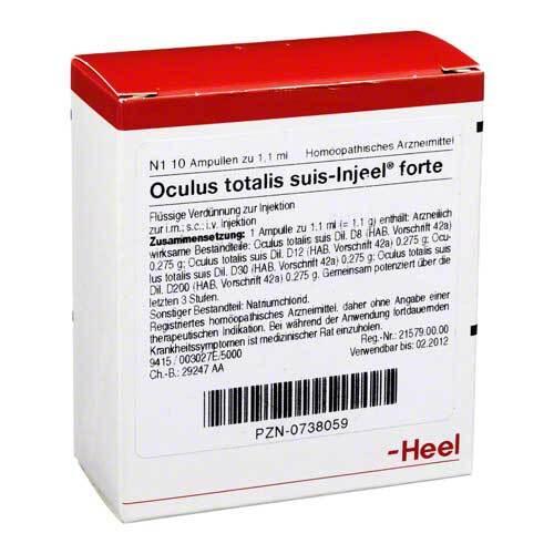 OCULUS totalis suis Injeel forte Ampullen - 1
