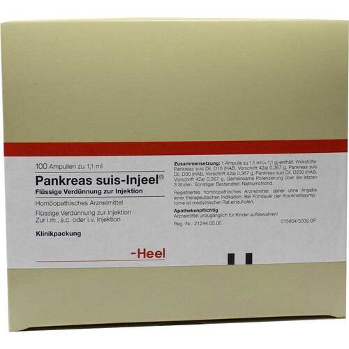 PANKREAS SUIS Injeel Ampullen - 1