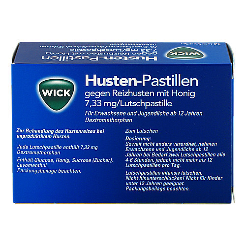 Wick Husten Pastillen gegen Reizhusten mit Honig - 2