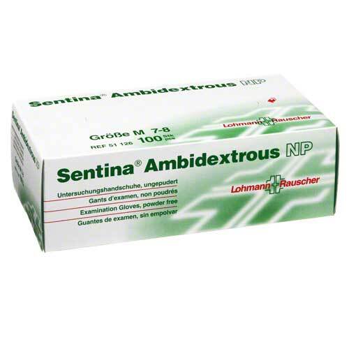 Sentina Ambidextrous Untersuchungshands.puderfrei Gr&ouml;&szlig;e M - 1