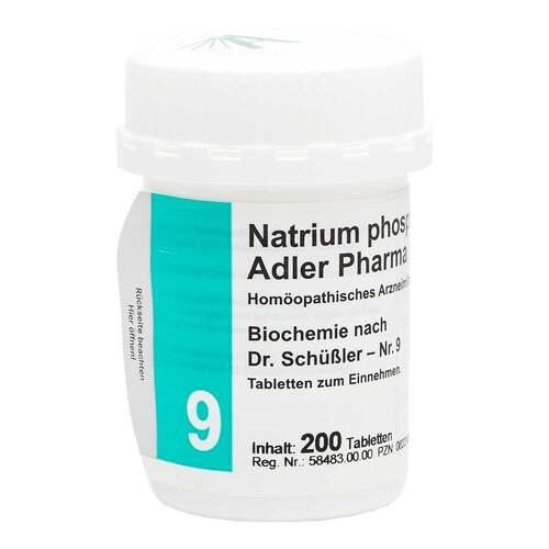 Biochemie Adler 9 Natrium phosphoricum D 6 Tabletten  - 1