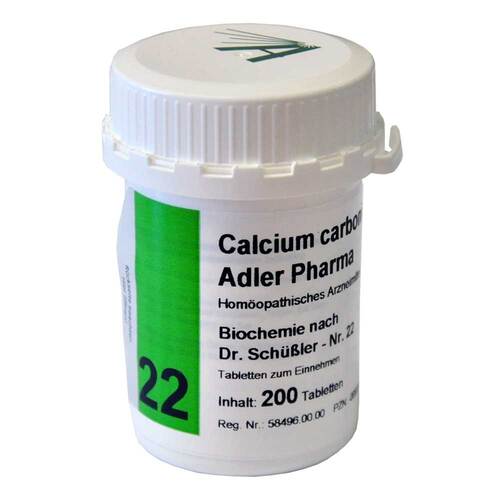 Biochemie Adler 22 Calcium carbonicum D 12 Tabletten  - 1