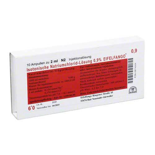 Isotonische Nacl L&ouml;sung 0,9% Eifelfango Injektionsl&ouml;sung  - 1