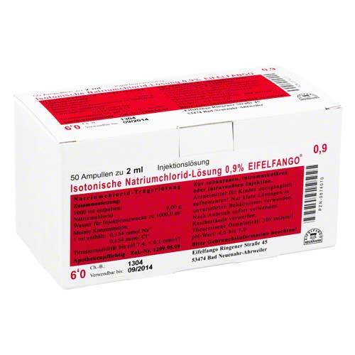 Isotonische Nacl L&ouml;sung 0,9% Eifelfango Injektionsl&ouml;sung  - 1