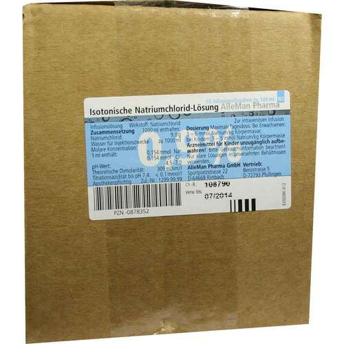 Isotonische Nacl 0,9% Deltamedica Infusionsl&ouml;sung Plastik - 1