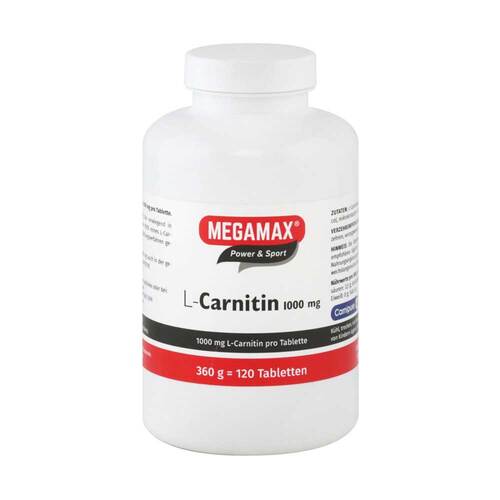 Megamax L-Carnitin 1000 mg Tabletten - 1