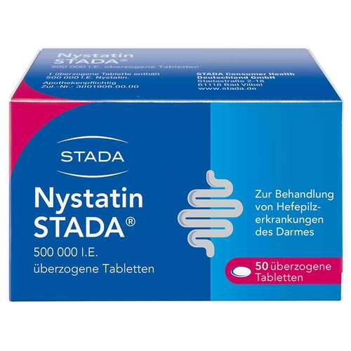Nystatin Stada 500.000 I.E. &uuml;berzogene Tabletten  - 1