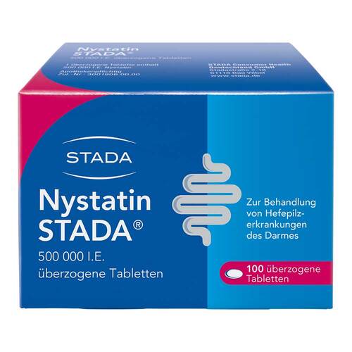 Nystatin Stada 500.000 I.E. &uuml;berzogene Tabletten  - 1