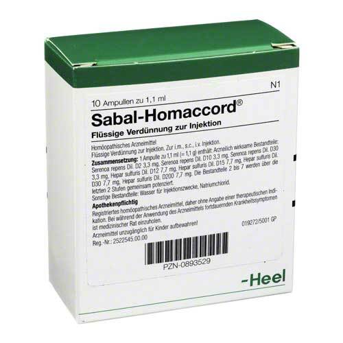 Sabal Homaccord Ampullen - 1