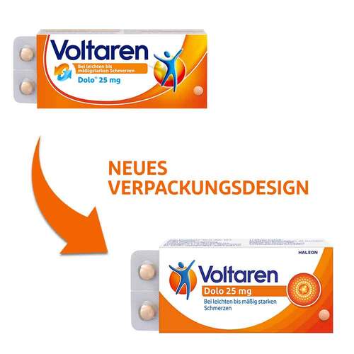 Voltaren Dolo 25 mg &uuml;berzogene Tabletten - 2