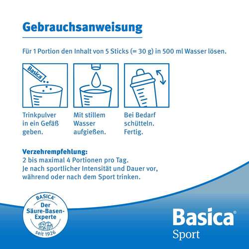 Basica Sport Mineralgetr&auml;nk Pulver - 8