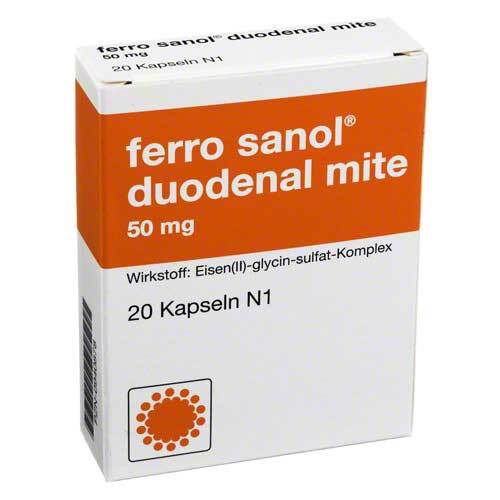 Ferro Sanol duodenal mite 50 mg magensaftresistent Hartk. - 1