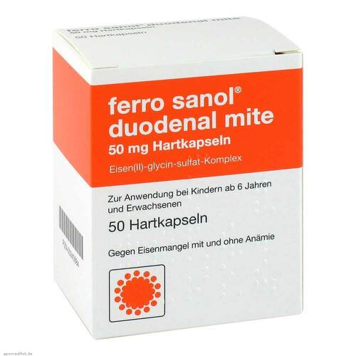 Ferro Sanol duodenal mite 50 mg magensaftresistent Hartk. - 1