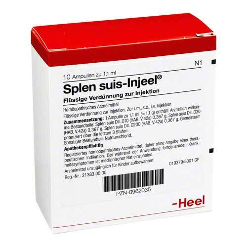 SPLEN suis Injeel Ampullen - 1