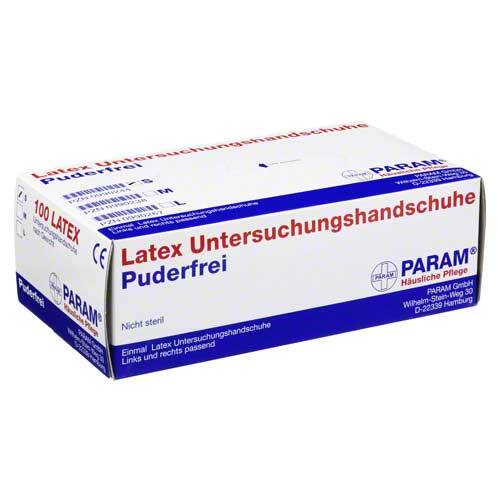 Handschuhe Einmal Latex puderfrei S - 1