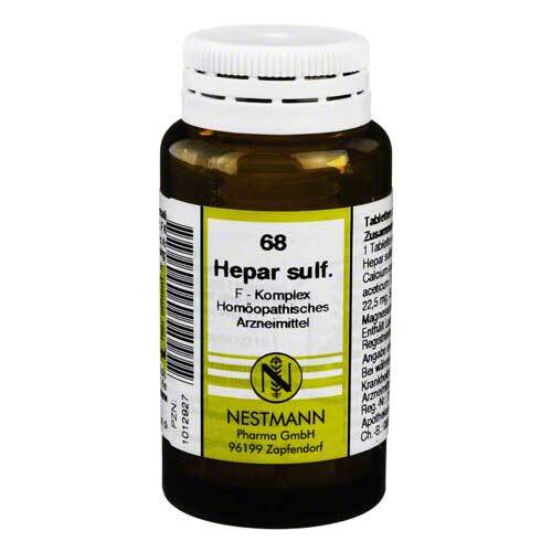HEPAR SULFURIS F Komplex Nr.68 Tabletten - 1