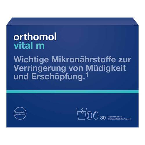 Orthomol Vital M Grapefruit Granulat / Kap./Tab.Kombipackung  - 1