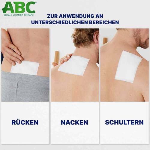 Abc W&auml;rme-Pflaster sensitive-Vlies Hansaplast med - 6