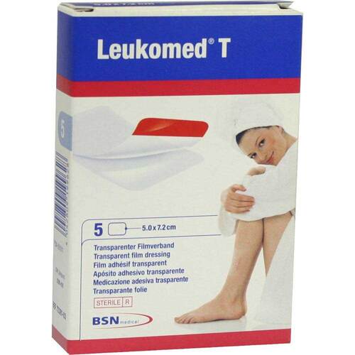 Leukomed transparent sterile Pflaster 5x7,2 cm - 1