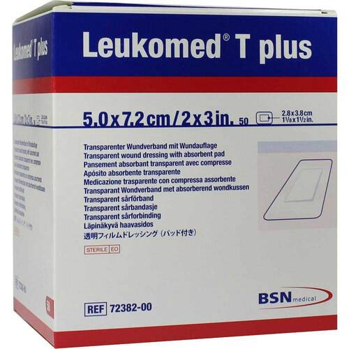 Leukomed transparent plus sterile Pflaster 5x7,2 cm - 1