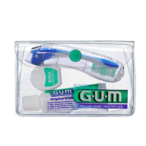 Gum Travel Kit Zahnb&uuml;rste + Zahnseide+Zahnpasta - 1