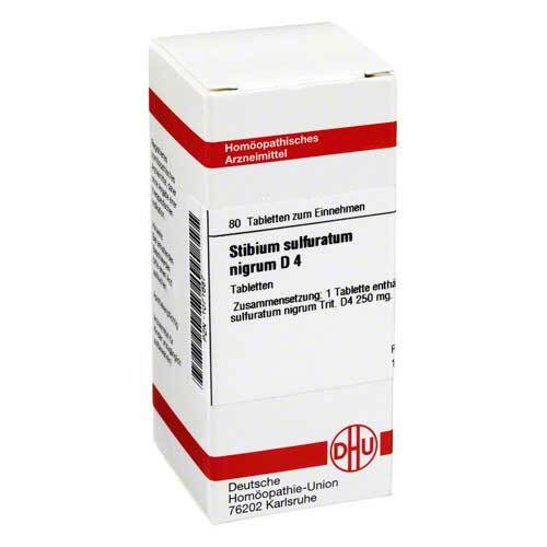 STIBIUM SULFURATUM NIGRUM D 4 Tabletten - 1