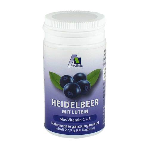 Heidelbeer Kapseln + Lutein+C+E - 1