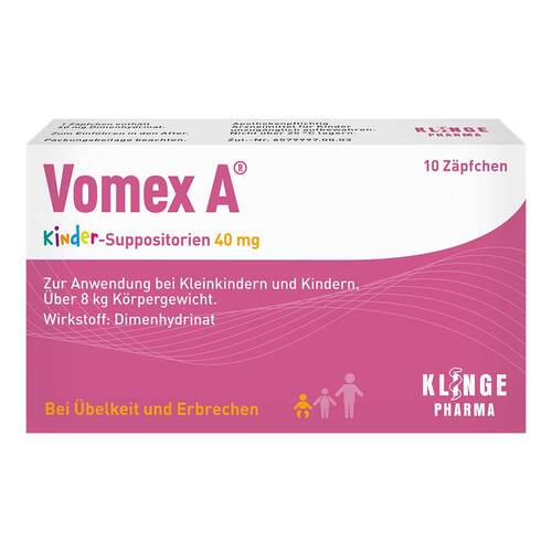 Vomex A Kinder-Suppositorien 40 mg - 1