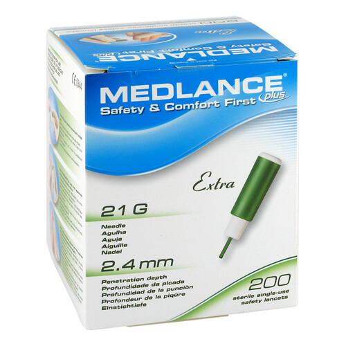 MEDLANCE plus Extra Sicherheitslanz.21 G 2,4mm - 1
