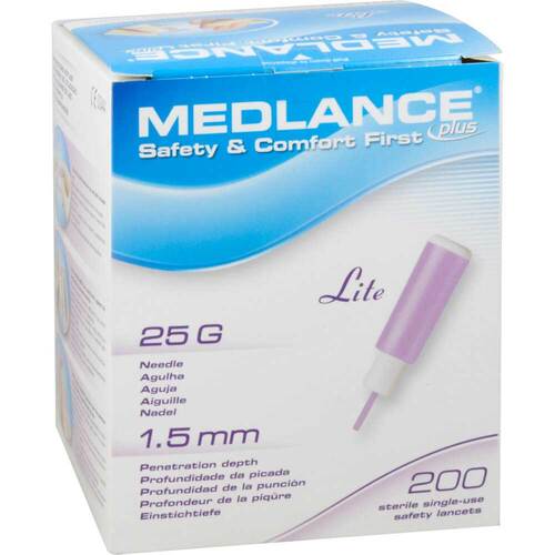 MEDLANCE plus Lite Sicherheitslanzetten 25 G 1,5mm - 1