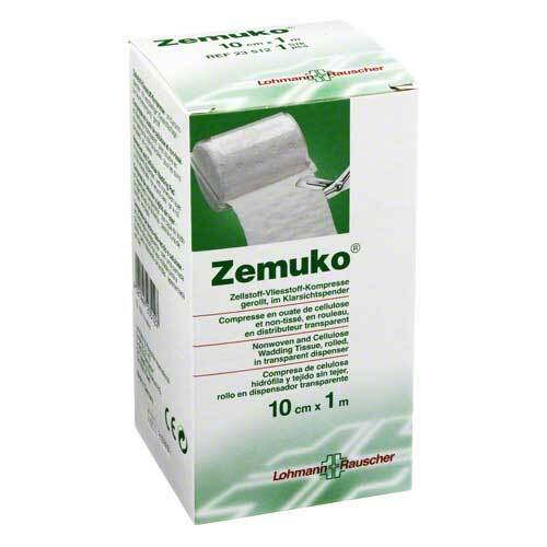 Zemuko Vliesstoff-Kompresse gerollt 10 cmx1 m - 1