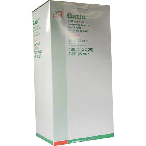 GAZIN Mullkomp.10x10 cm steril 12fach - 1