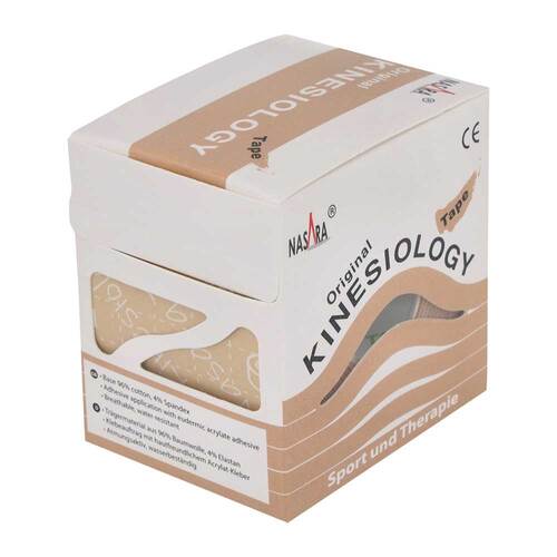 Nasara Kinesiotape 5 cmx5 m beige - 3