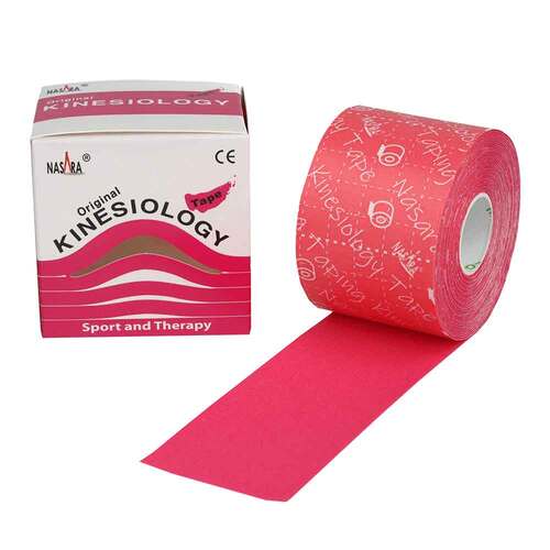 Nasara Kinesiotape 5 cmx5 m pink - 2