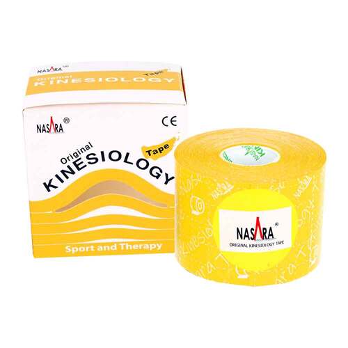 Nasara Kinesiotape 5 cmx5 m gelb - 1