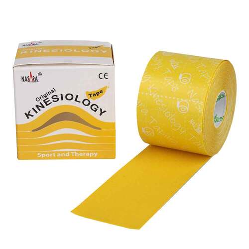 Nasara Kinesiotape 5 cmx5 m gelb - 2