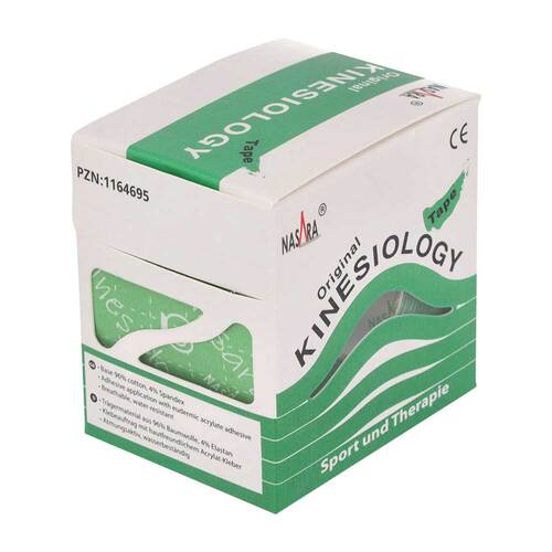 Nasara Kinesiotape 5 cmx5 m gr&uuml;n - 3