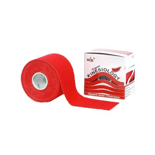 NASARA Kinesiotape 5 cmx5 m rot - 1