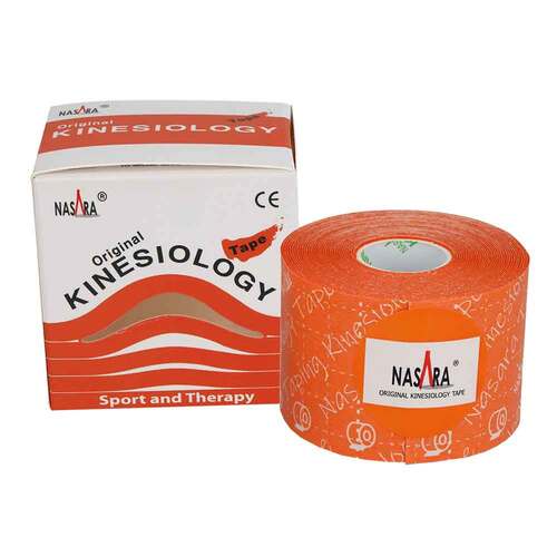 Nasara Kinesiotape 5 cmx5 m orange - 1