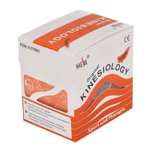 Nasara Kinesiotape 5 cmx5 m orange - 3