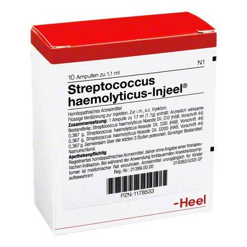 STREPTOCOCCUS HAEMOLYTICUS Injeel Ampullen - 1