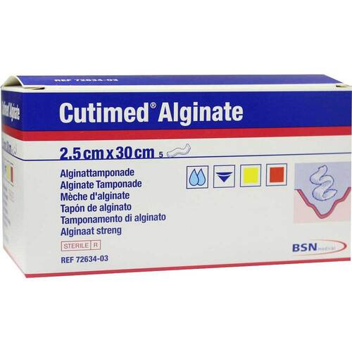 CUTIMED Alginate Alginattamponade 2,5x30 cm - 1