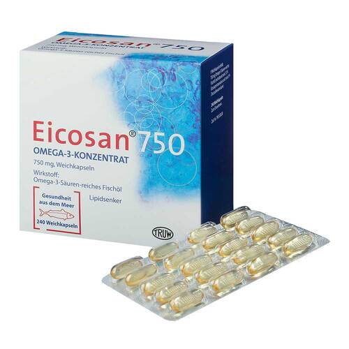 Eicosan 750 Omega-3 Konzentrat Weichkapseln - 1