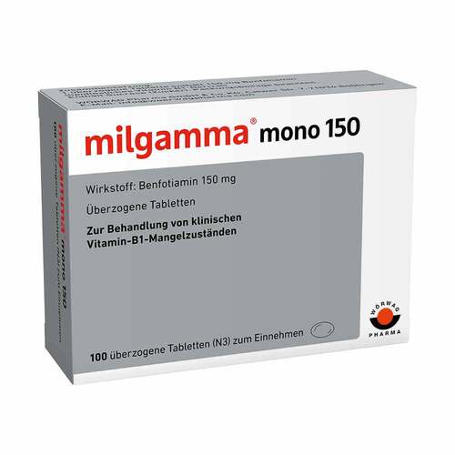 Milgamma mono 150 &uuml;berzogene Tabletten - 1