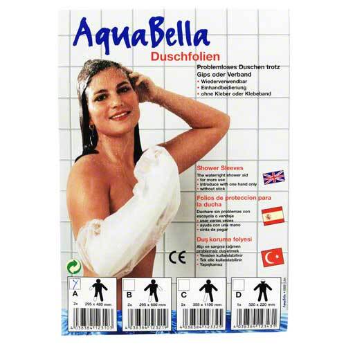 Aquabella Duschfolie A Hand / Fu&szlig;/Arm kurz - 1