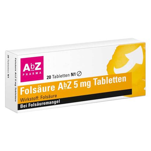 Fols&auml;ure Abz 5 mg Tabletten - 1