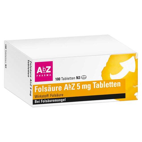 Fols&auml;ure Abz 5 mg Tabletten - 1